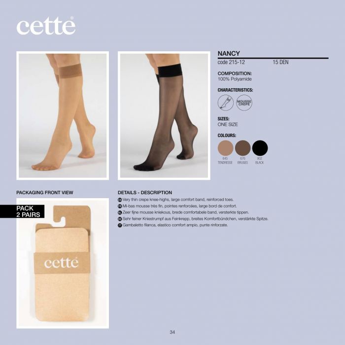 Cette Cette-catalogo Cette 2022 2023-34  Catalogo Cette 2022 2023 | Pantyhose Library